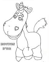 coloriage toy story 3 bouton d or
